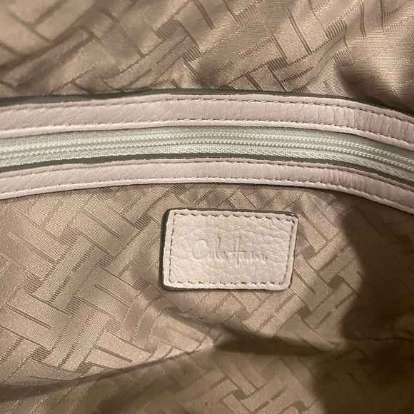 Cole Haan Off White Vintage Leather Shoulder Bag - Picture 6 of 9